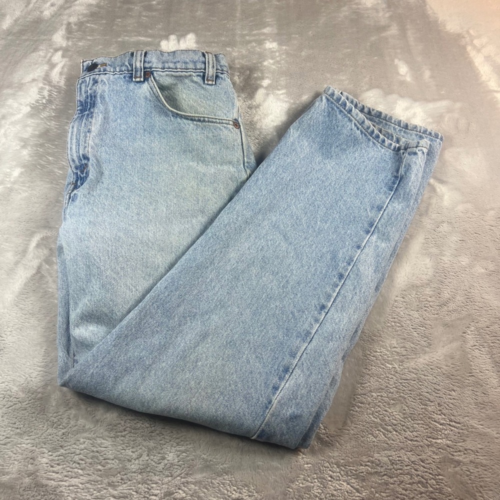 Levi's Men 36x30 505 Regular Fit Jeans Light Wash Orange Tab Vintage‎ 90s 40505